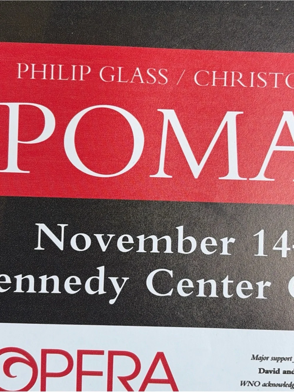 Appomattox Signed Theater Poster 2015 Christopher Hampton Cast Kennedy Center